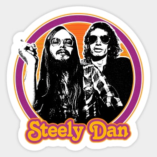 Steely Dan / Original Retro 1970s Style Design Sticker